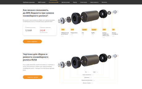 Rusa Conveyor rollers