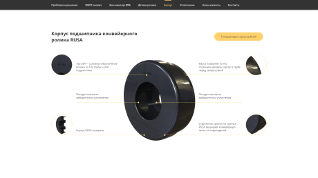 Rusa Conveyor rollers